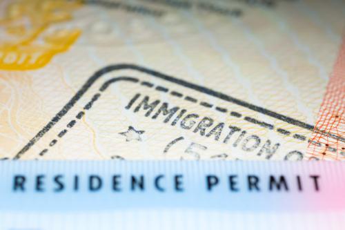image showing residence permit